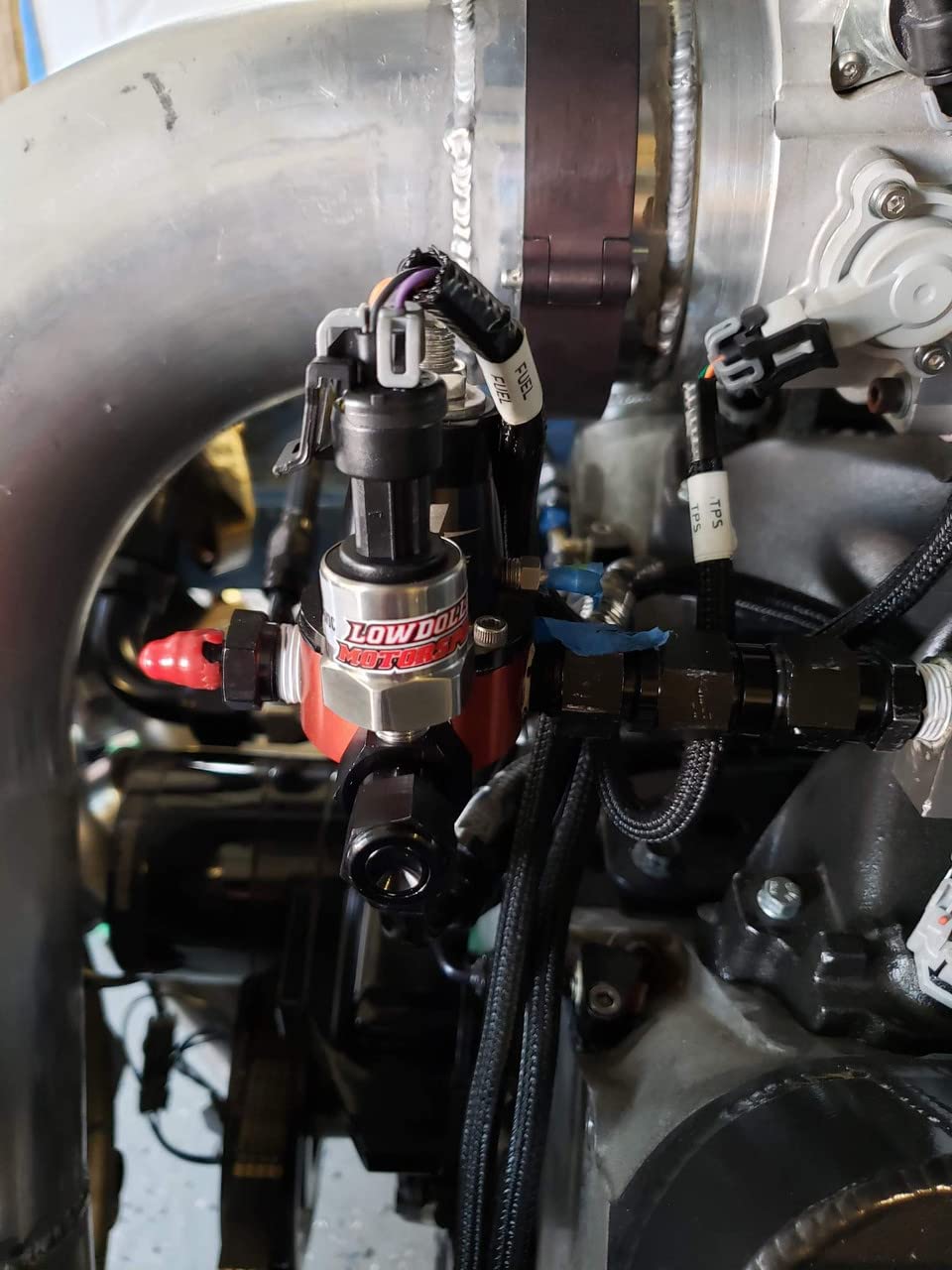 269 Motorsports close-up of 1/8 inch NPT thread highlighting secure fluid connection