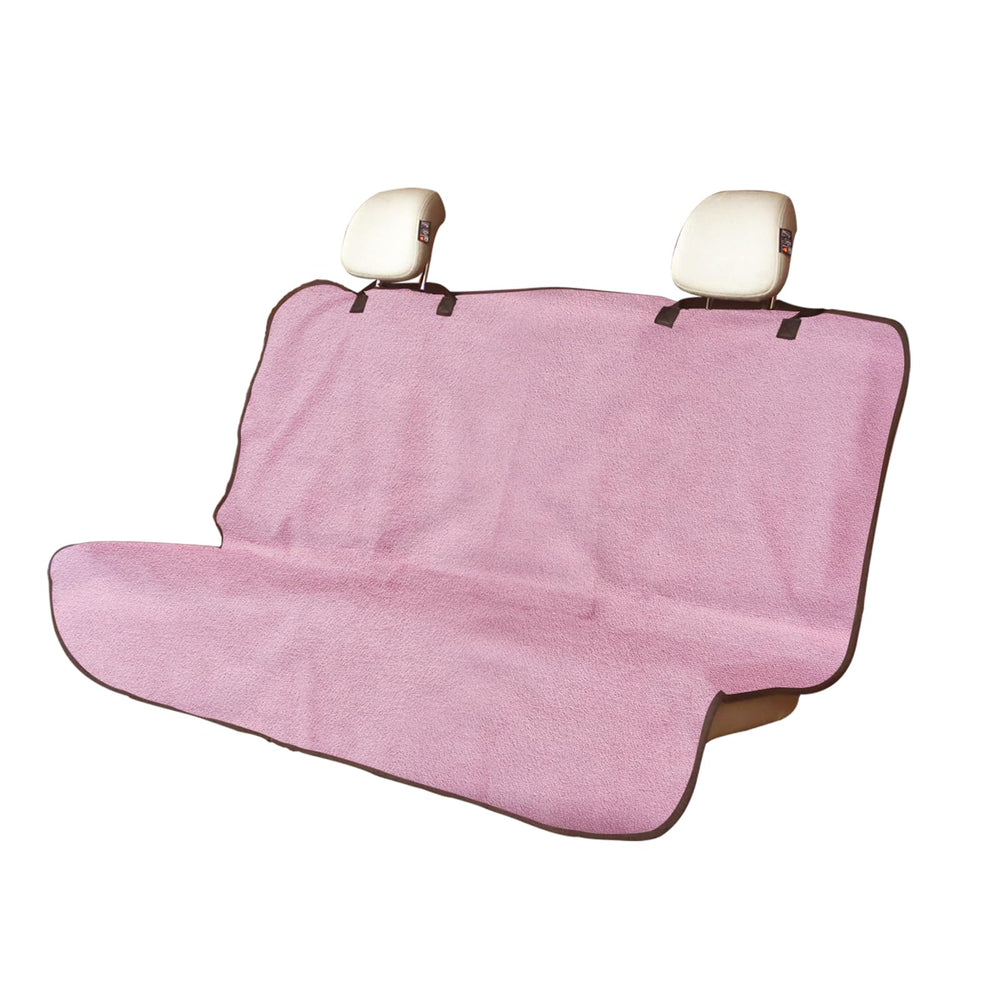 LoyaGour front view pink cover protecting rear bench seat