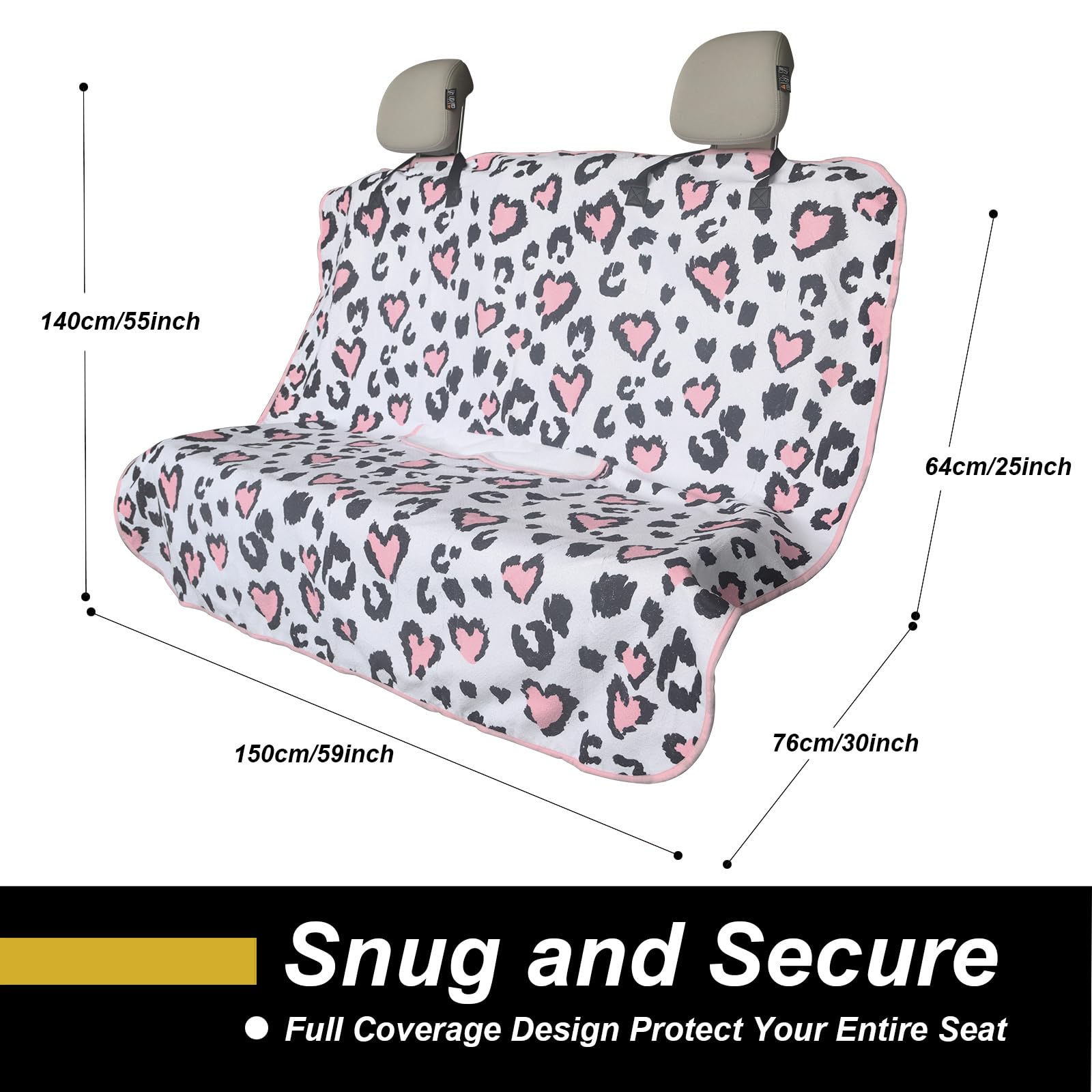LoyaGour non-slip backing close shot keeping cover securely in place