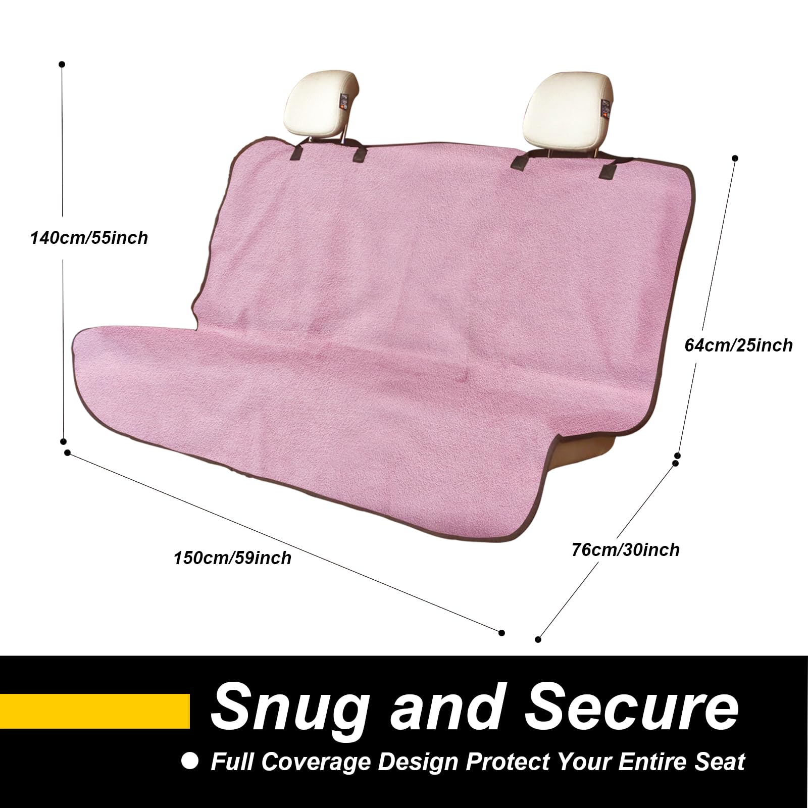 LoyaGour non-slip backing detail keeping cover securely in place