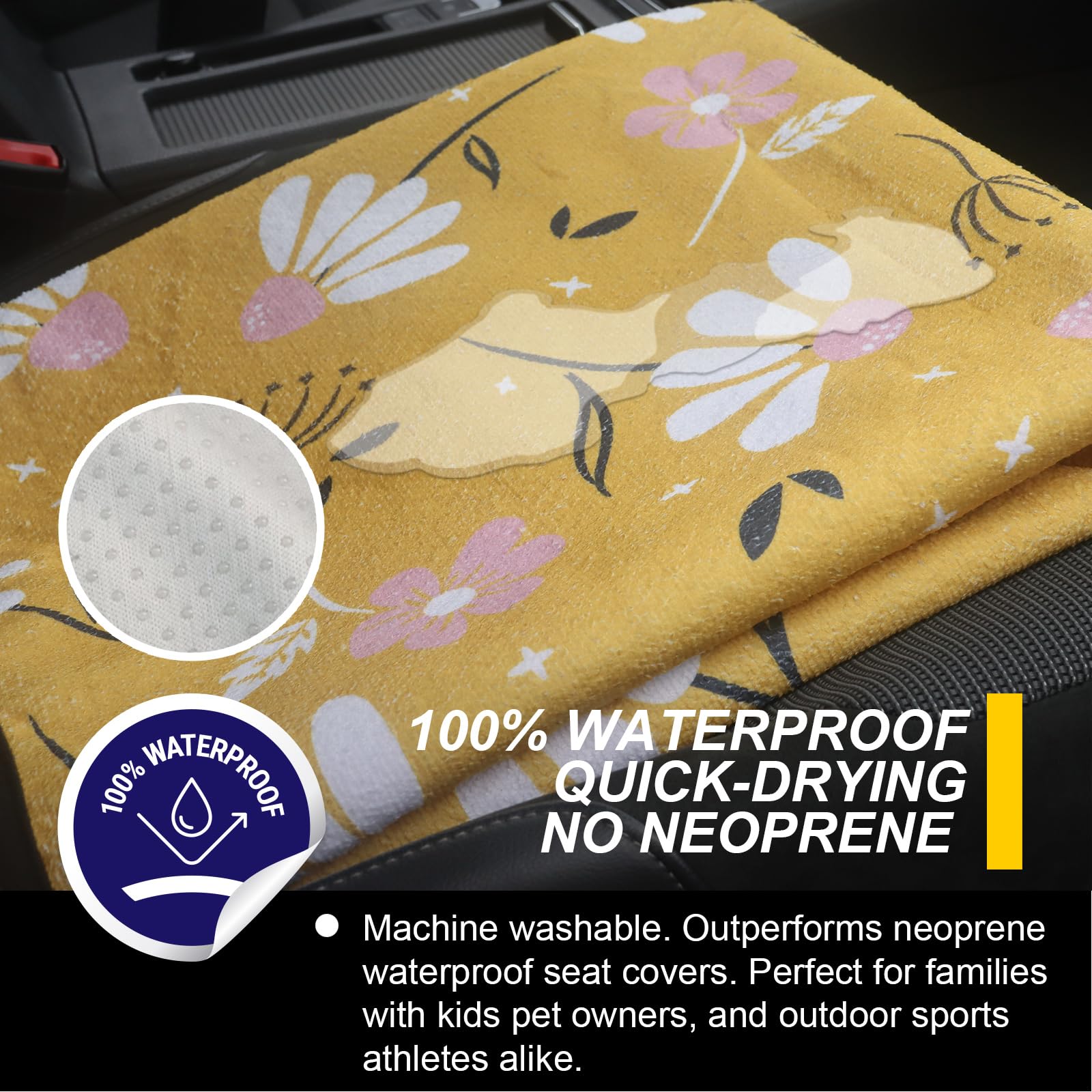 LoyaGour waterproof layer detail showing liquid protection benefit