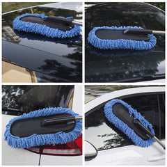 Loyakuu duster sweeping dust from car roof for safe paint care