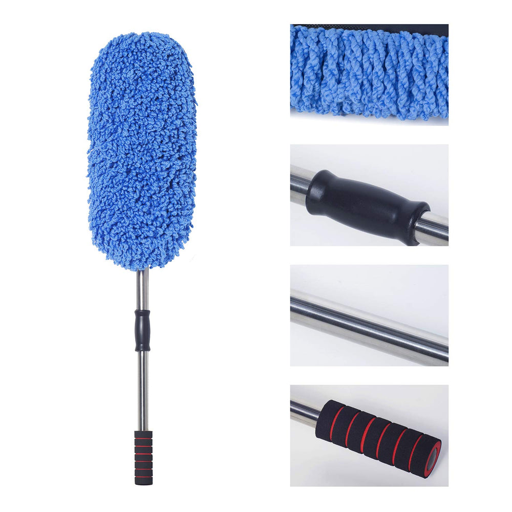 Loyakuu used in garage setting demonstrating multipurpose cleaning