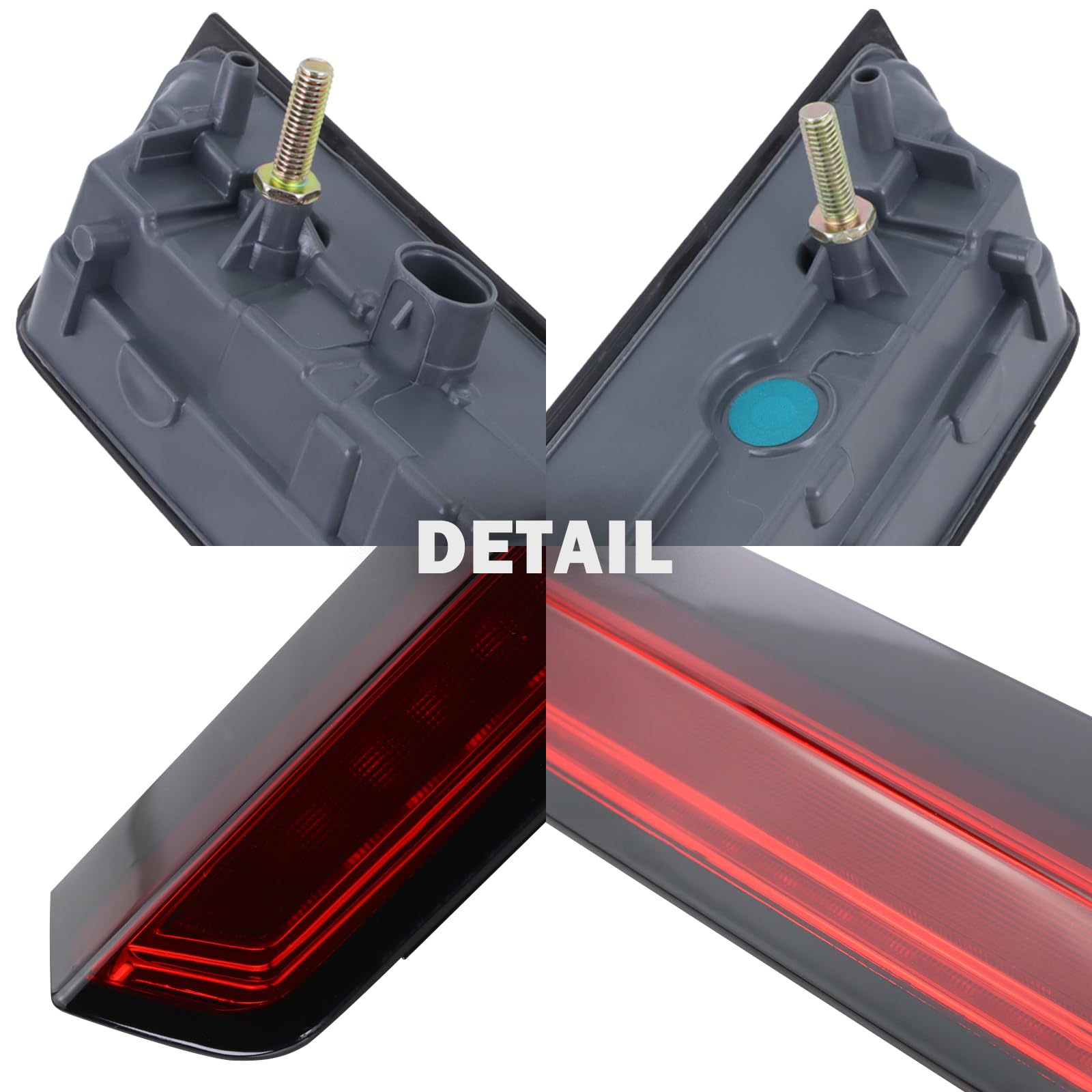 Lqito installed on vehicle rear enhancing brake signal visibility