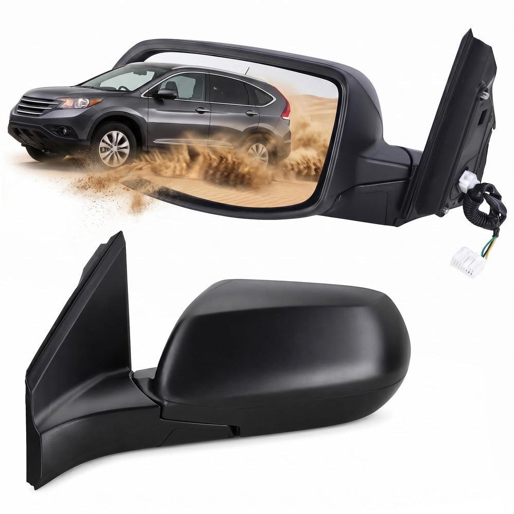 Lqito left driver side mirror front view showing fit and finish for precise replacement
