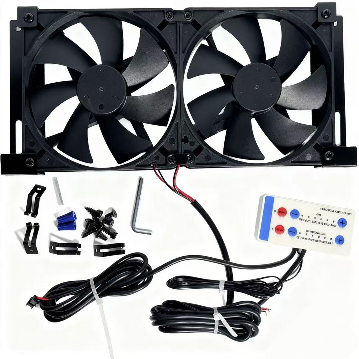 LQLXJDZZ front view of fridge vent fan showing compact design and improved airflow