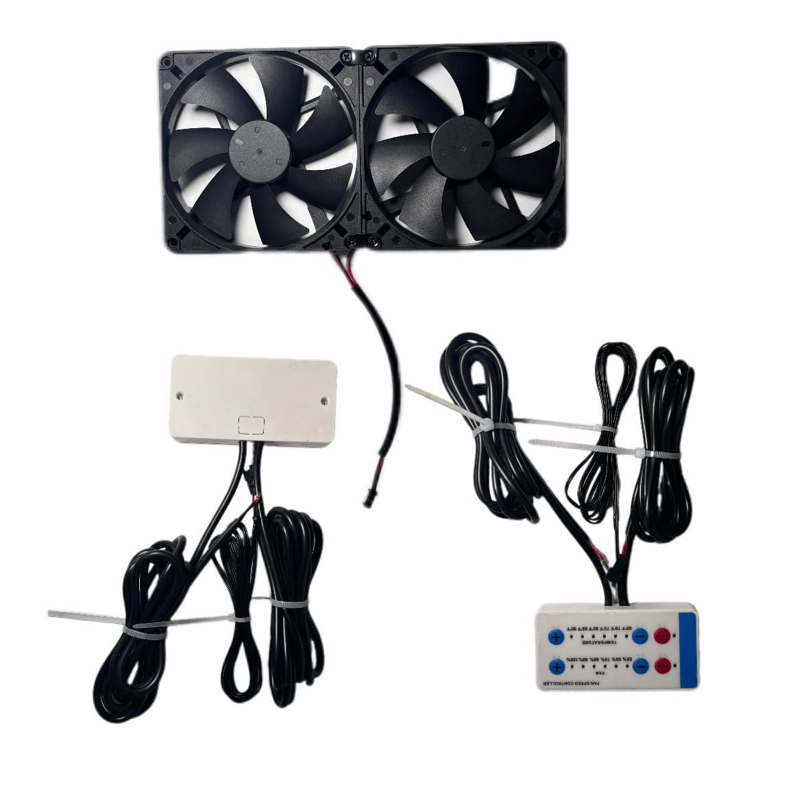 LQLXJDZZ fan mounted on RV side vent demonstrating secure fit and ventilation benefit