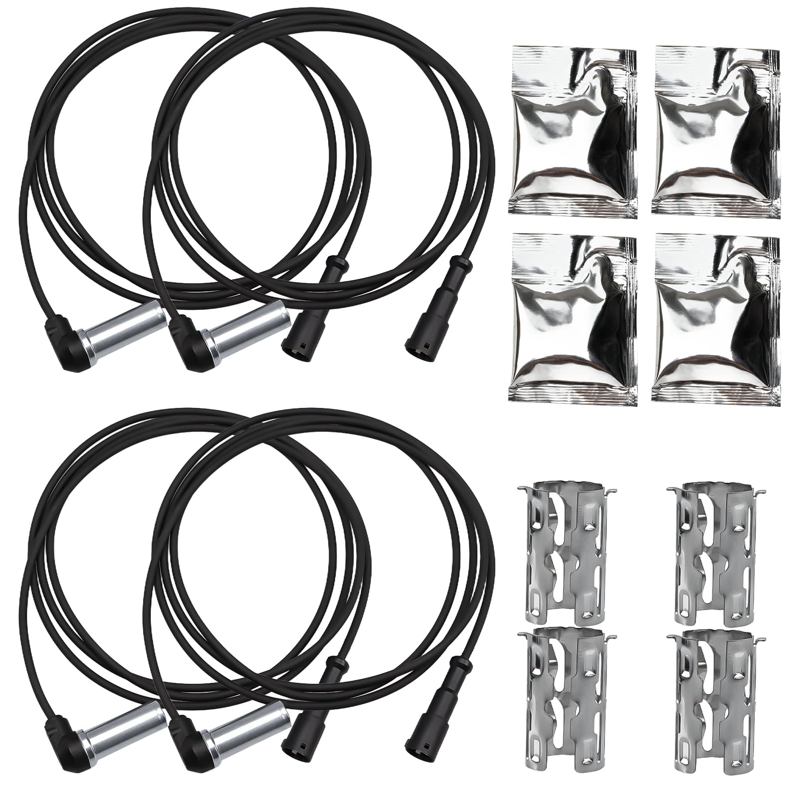 LQYLMY front view of ABS sensor harness showing plug and cable protecting reliable connection