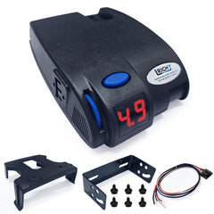 Lrichy front panel display showing settings and easy diagnostics for safer braking