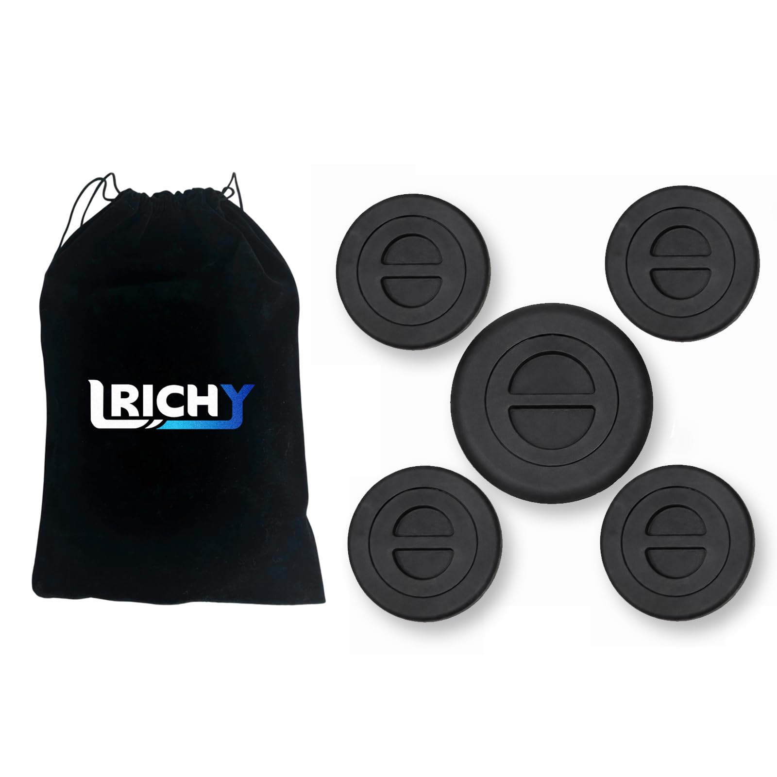 Lrichy front view of bed plug covers showing clean OEM fit and protection