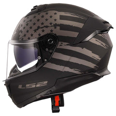 LS2 side profile highlighting sport-styled shell and sleek silhouette benefit