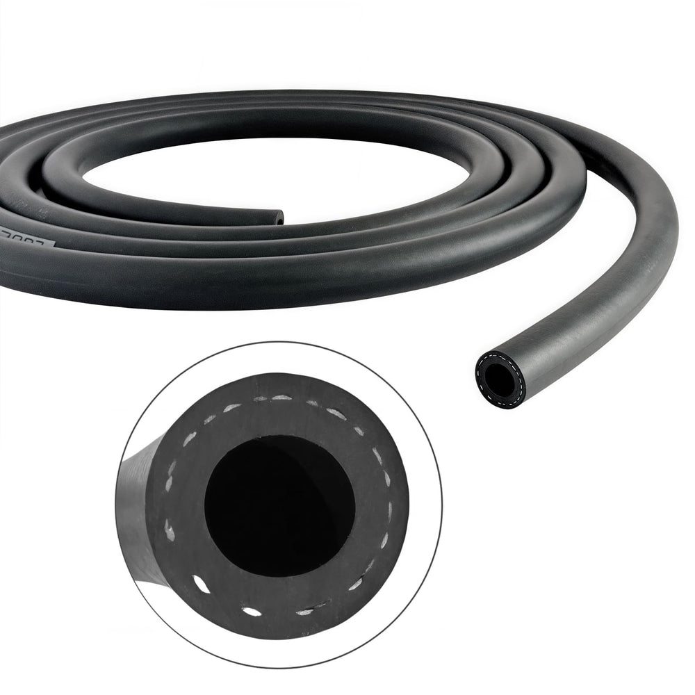 LSDZWORK hose end with clamp and fitting, secure leak-resistant connection