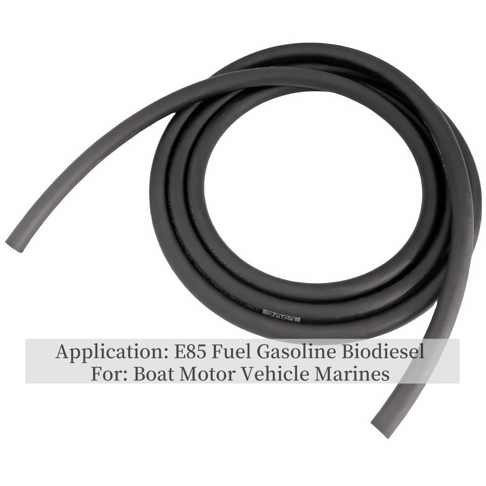 LSDZWORK hose installed on an outboard motor, reliable fuel delivery benefit