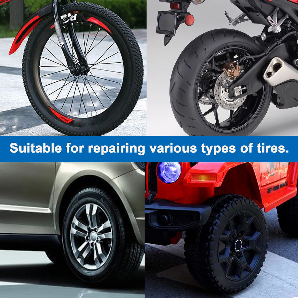 LSTOPGO bit in use reaming a tire interior for better plug seating