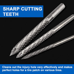 LSTOPGO three reamer bits side-by-side demonstrating 3mm 4.5mm 6mm options