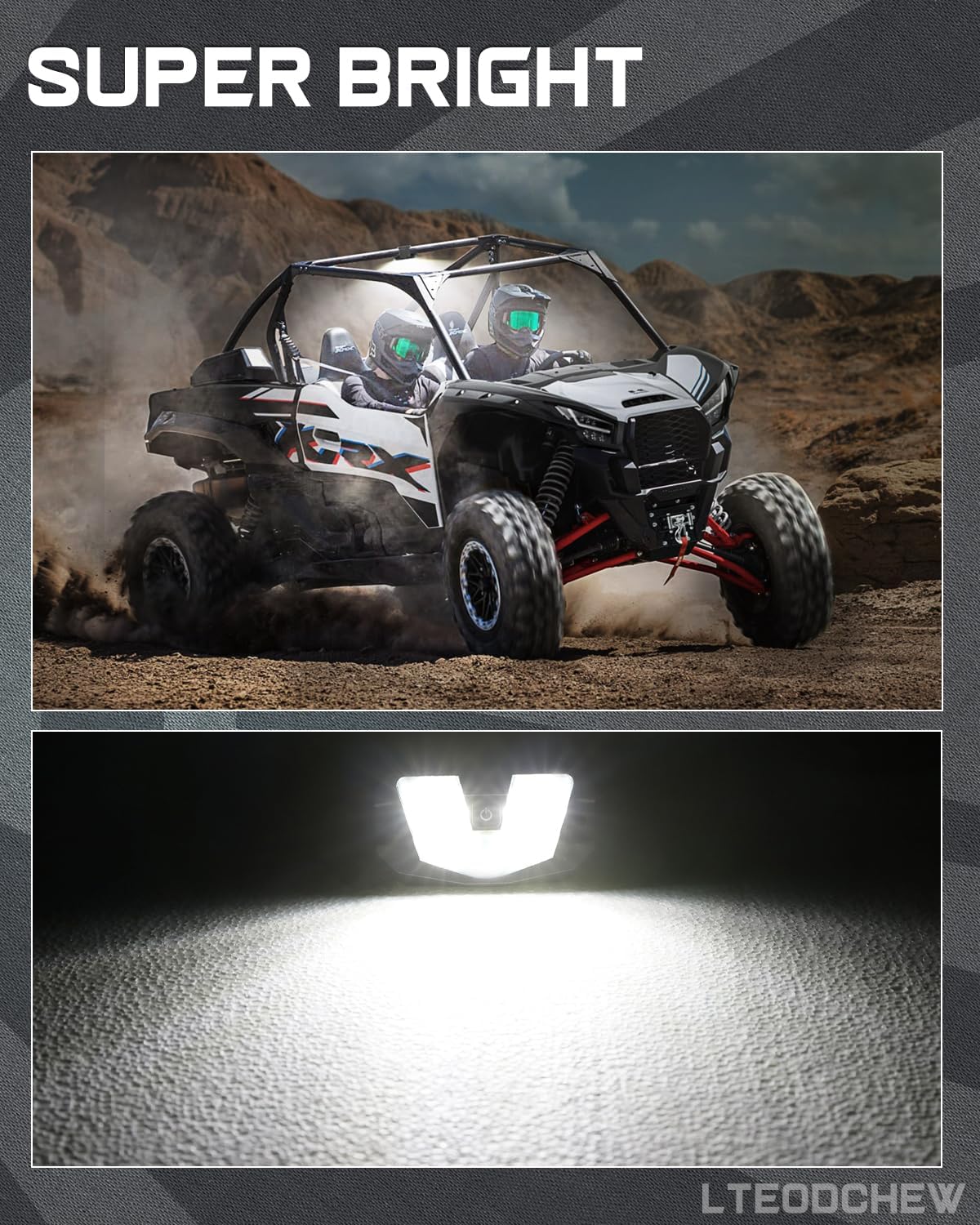 LTEODCHEW side profile highlighting low-profile aluminum housing for improved durability