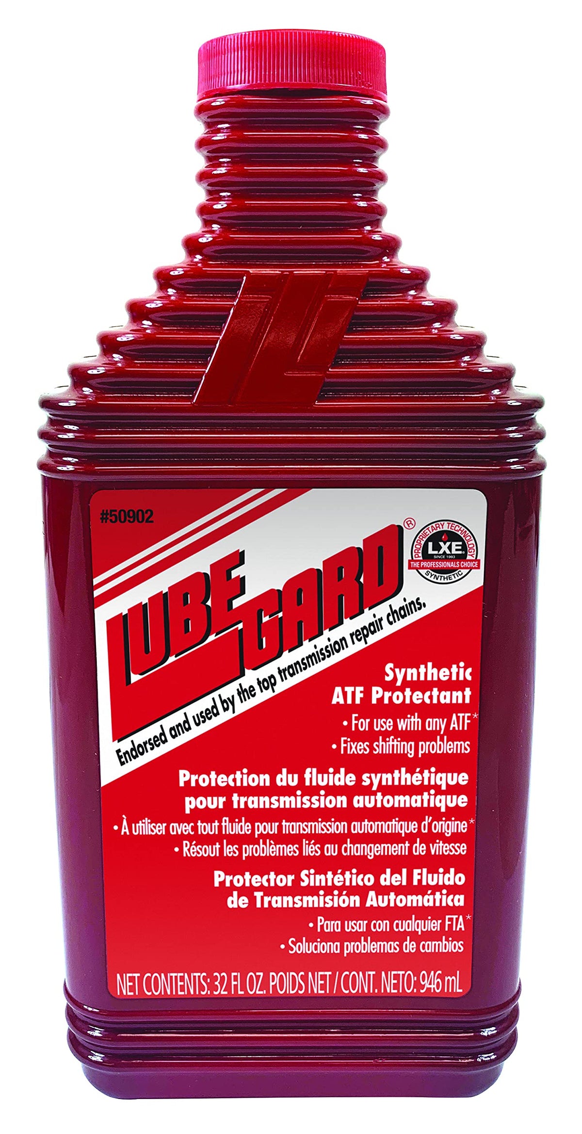 Lubegard front label showing product name and benefits to aid identification