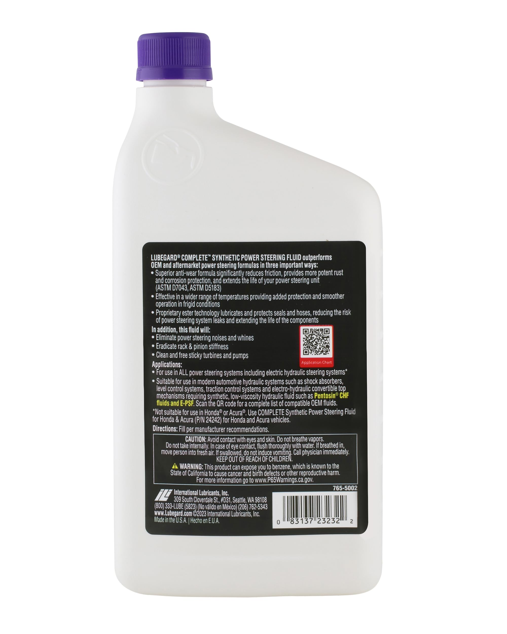 Lubegard bottle pour spout close-up demonstrating clean, spill-free application