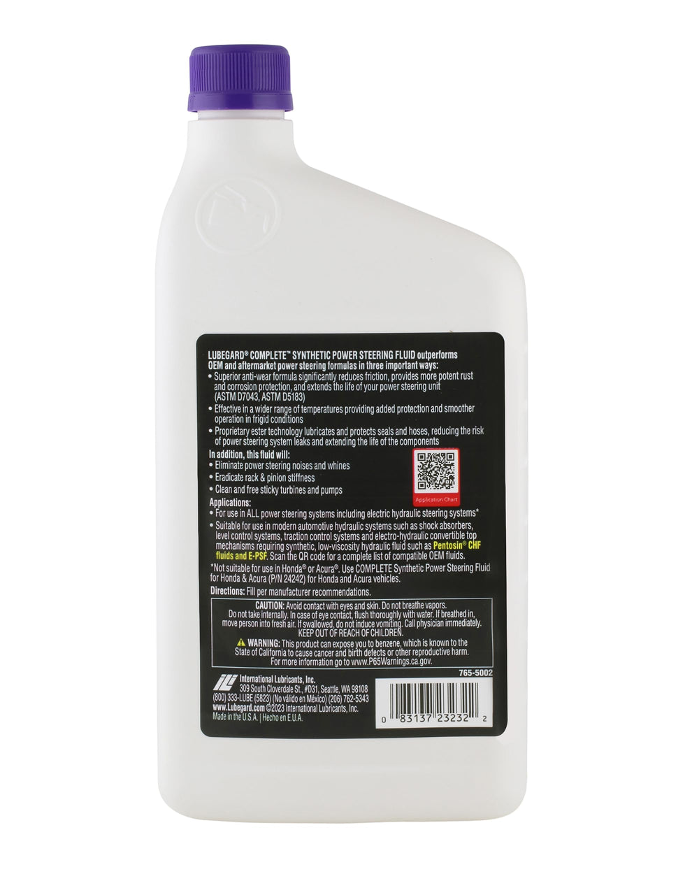Lubegard bottle pour spout close-up demonstrating clean, spill-free application