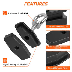 LUBELE close-up CNC aluminum finish highlights durable corrosion resistance