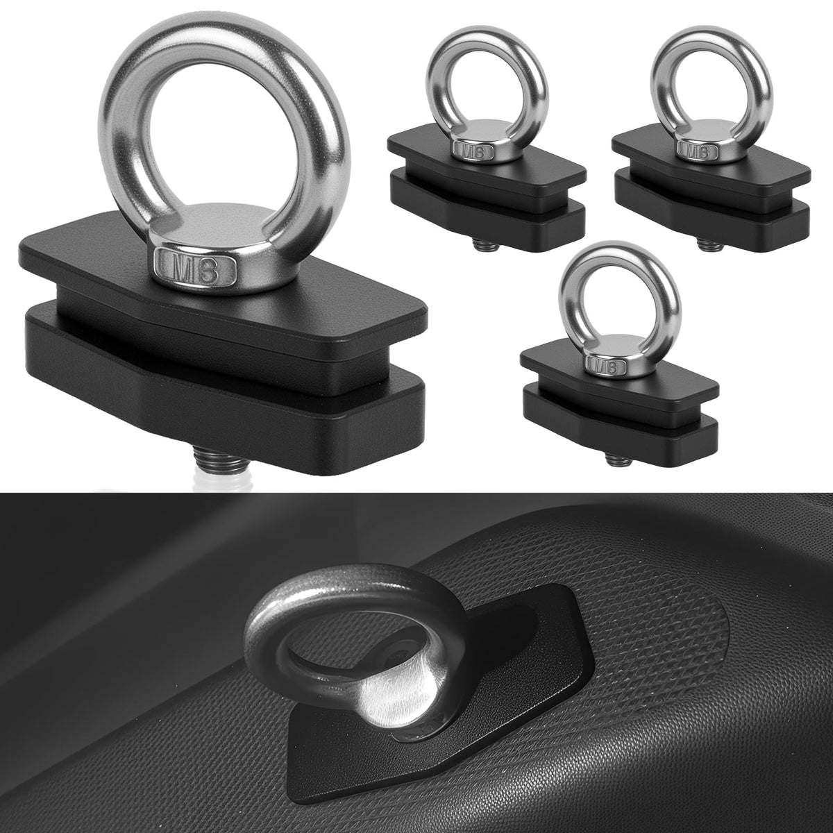 LUBELE front view installed on UTV bed shows secure mounting benefit