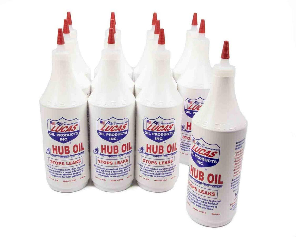 Lucas Oil front bottle showing label and easy-pour spout for accurate refills