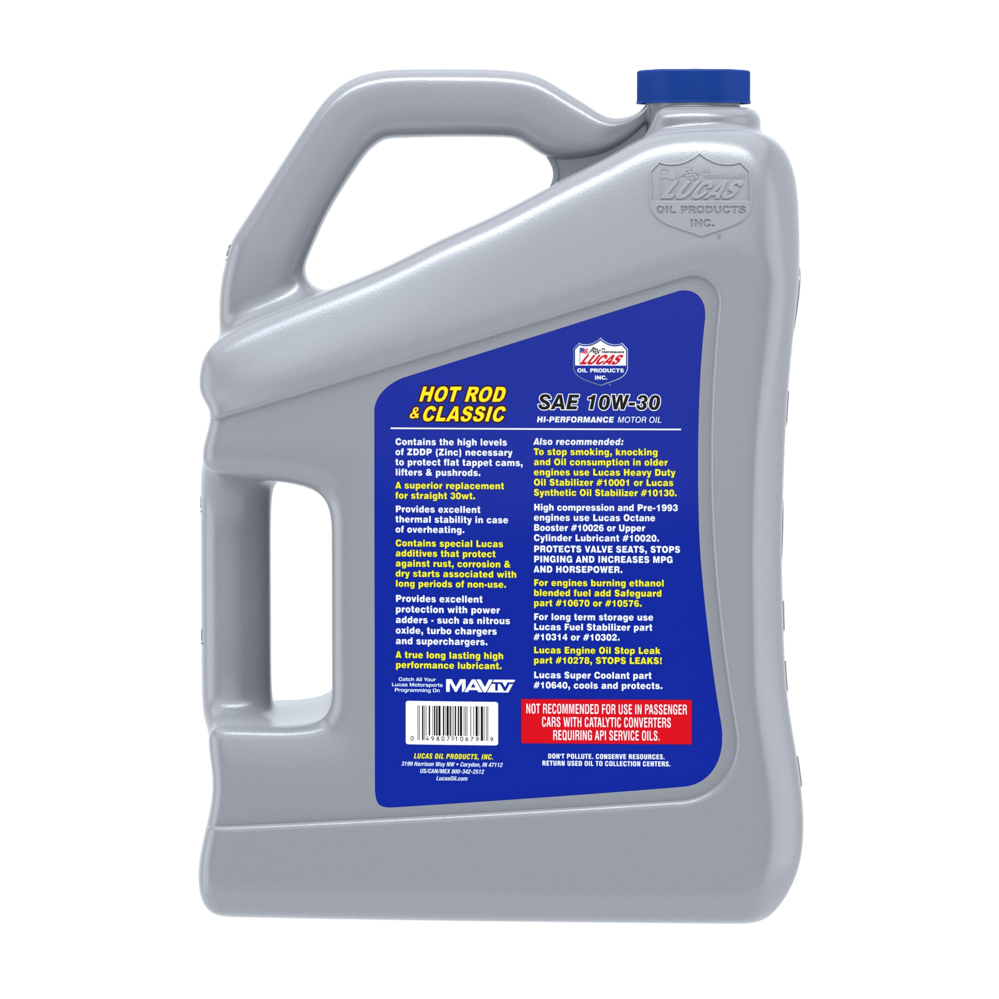 Lucas Oil being poured into an engine oil fill for easy application