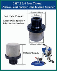 LUCKXUANYUAN close-up of 288716 inlet strainer stainless mesh showing durable construction benefit