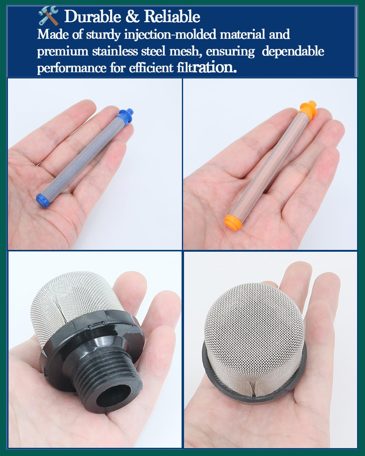 LUCKXUANYUAN filters next to a ruler showing size and scale for compatibility confirmation