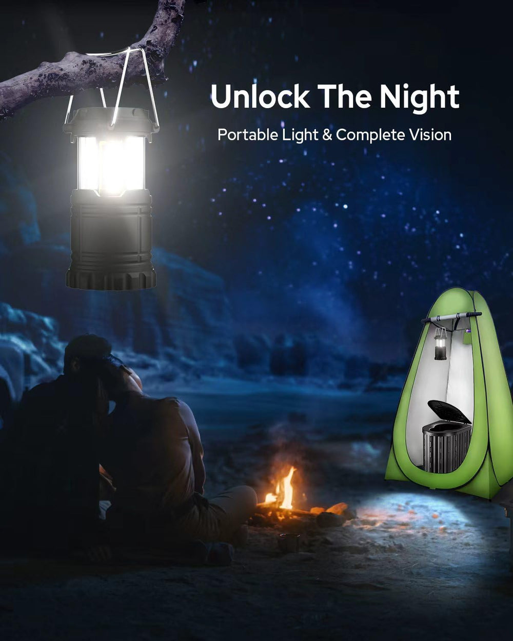 LuckyNov pop-up privacy tent pitched outdoors, providing shade and secure privacy