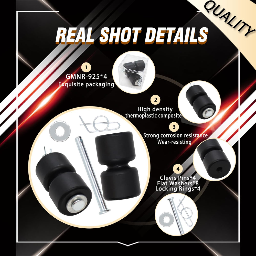 luclyyasys layout of clevis pins washers and locking rings organized for easy installation