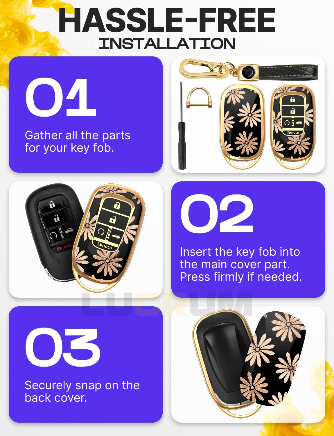 Lucrum key fob beside coin showing compact size and portability benefit