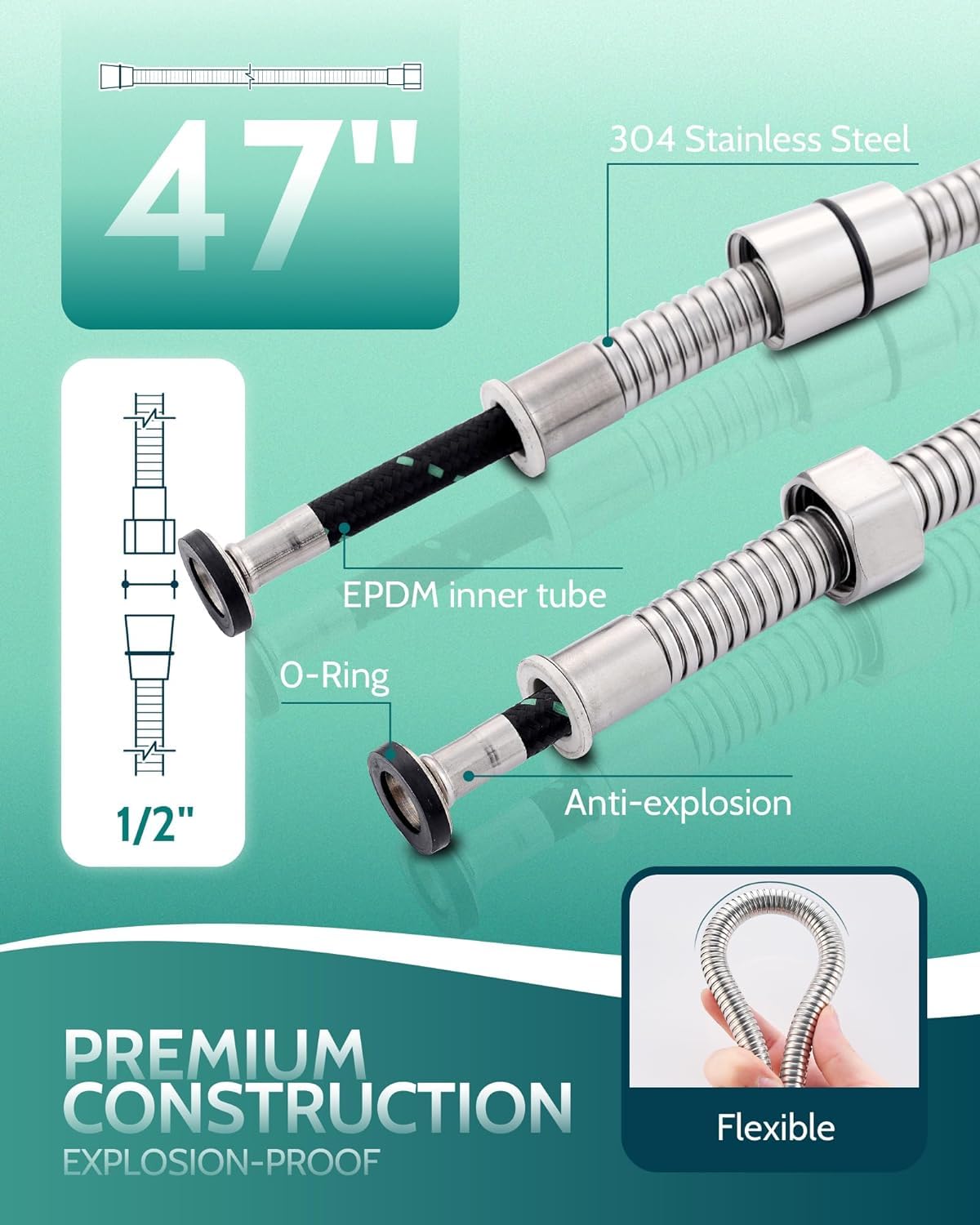 LUFEIDRA lifestyle image of a sprayer being used in bathroom showing versatile cleaning and gentle adjustable water flow