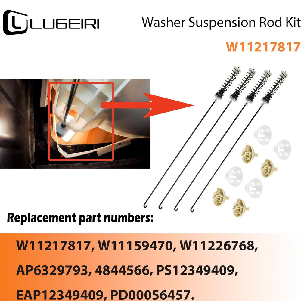 LUGEIRI all kit components laid out for easy DIY installation guidance