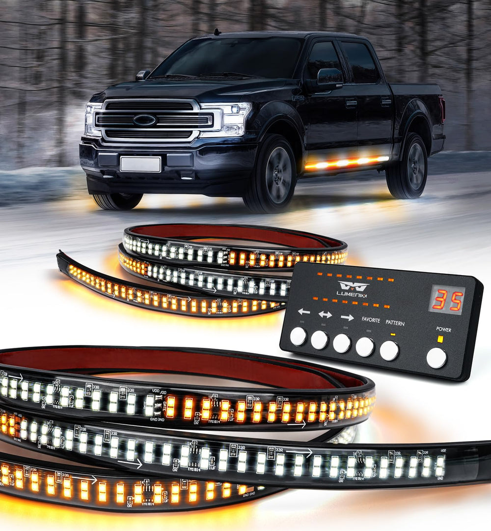 LUMENIX front view installed on truck showing high visibility