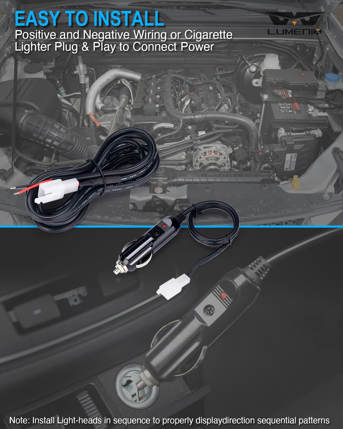 LUMENIX kit next to hand for scale illustrating compact, rugged design
