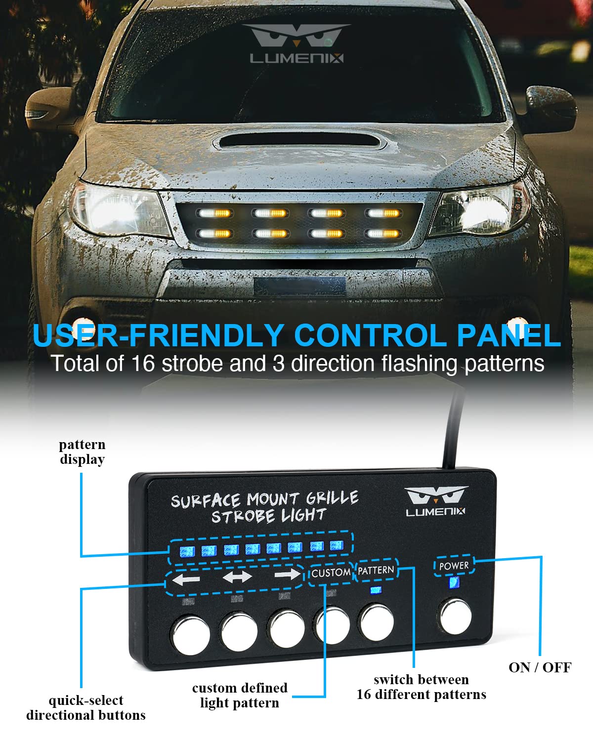 LUMENIX side marker installed on truck improving roadside awareness