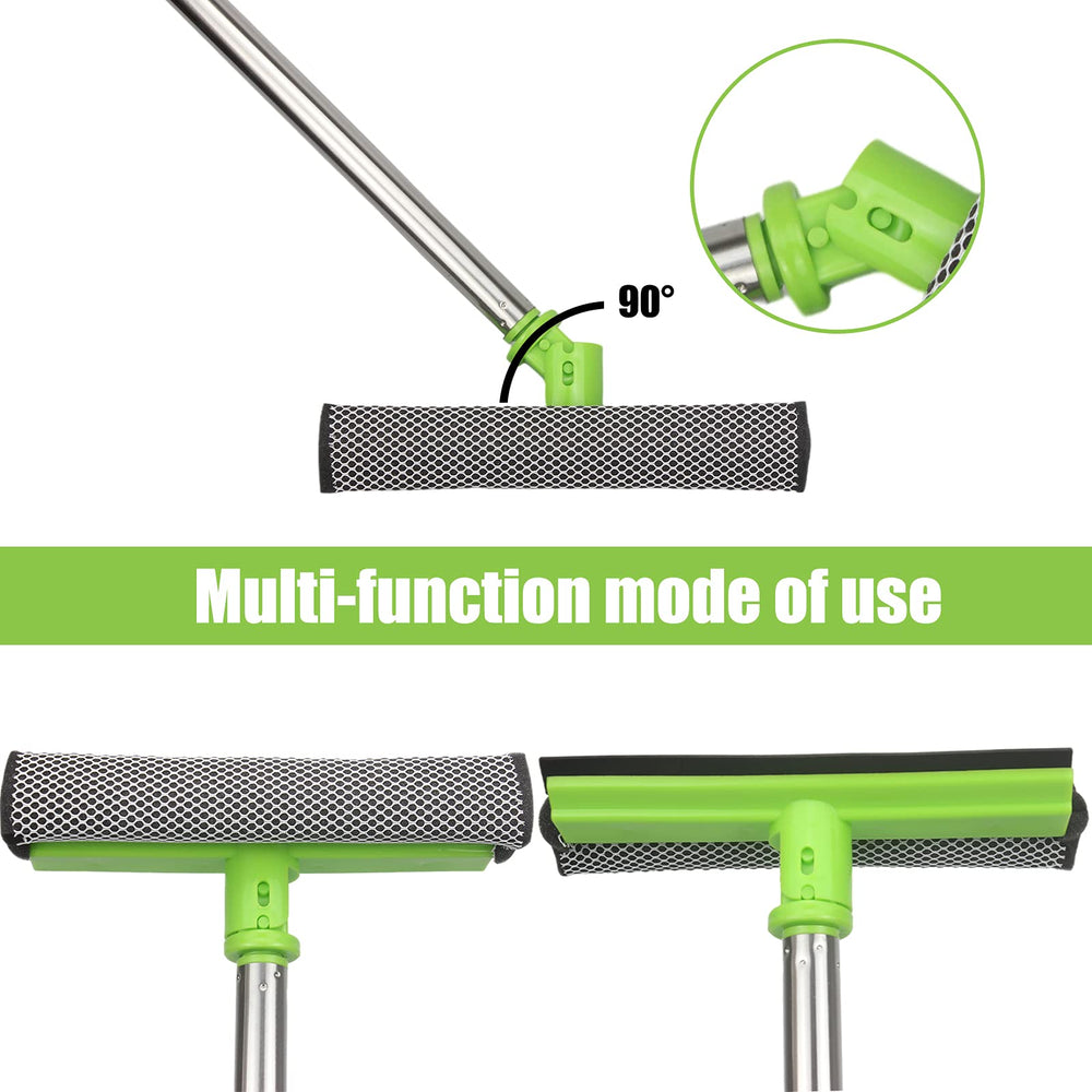 LumiMokki extended pole on SUV reaching roof without ladder