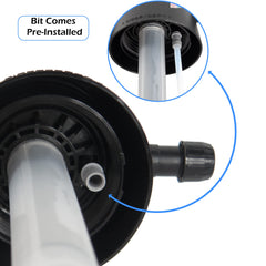 Lumintrail iK Foam PRO 2 handle and colored cap detail for quick identification