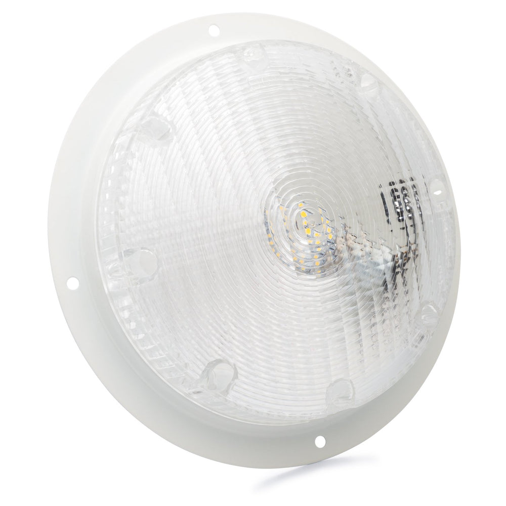 Lumitronics included gasket and screws showing sealed installation and weather protection