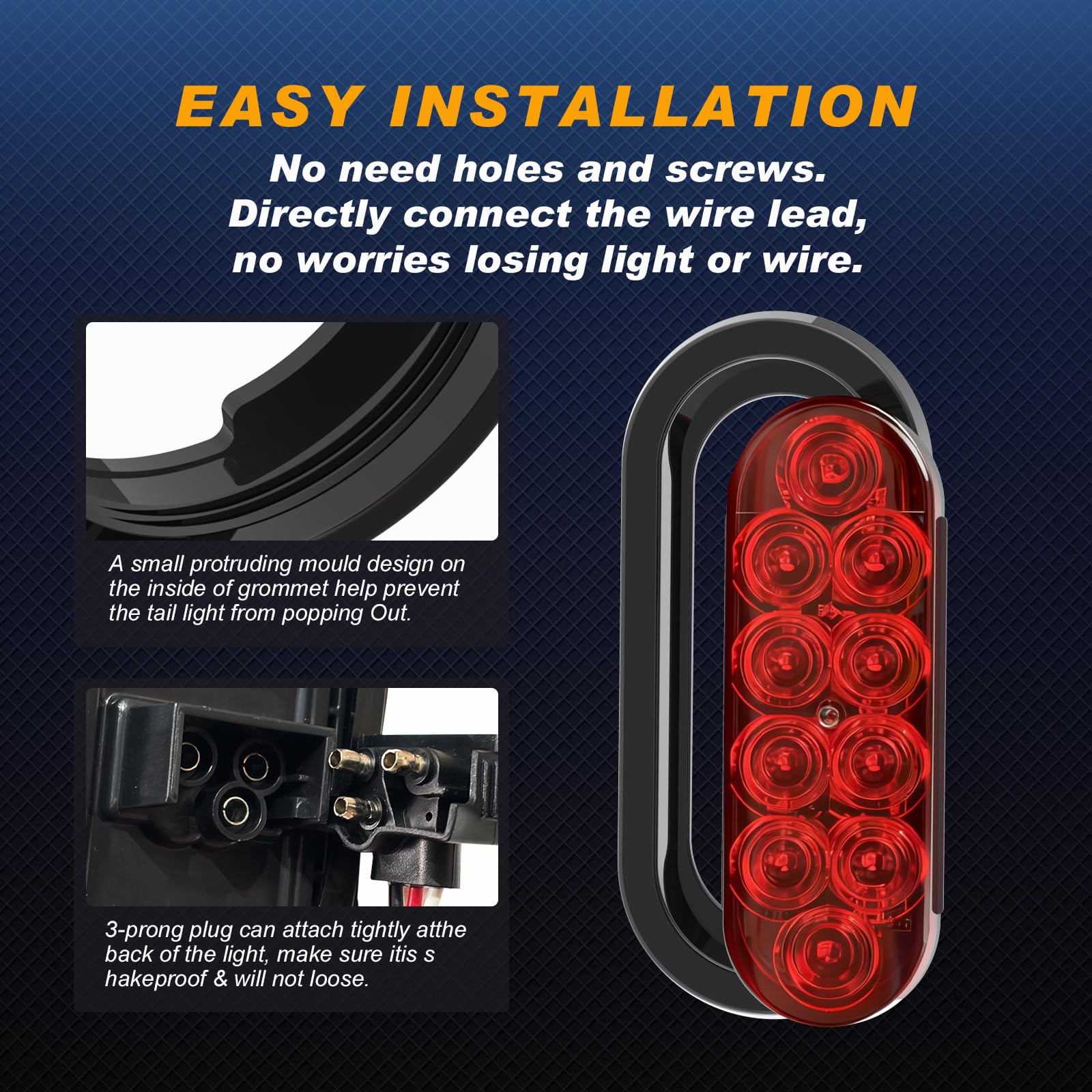 Lumvraneo installed on trailer rear demonstrating compact multi-function lighting benefit