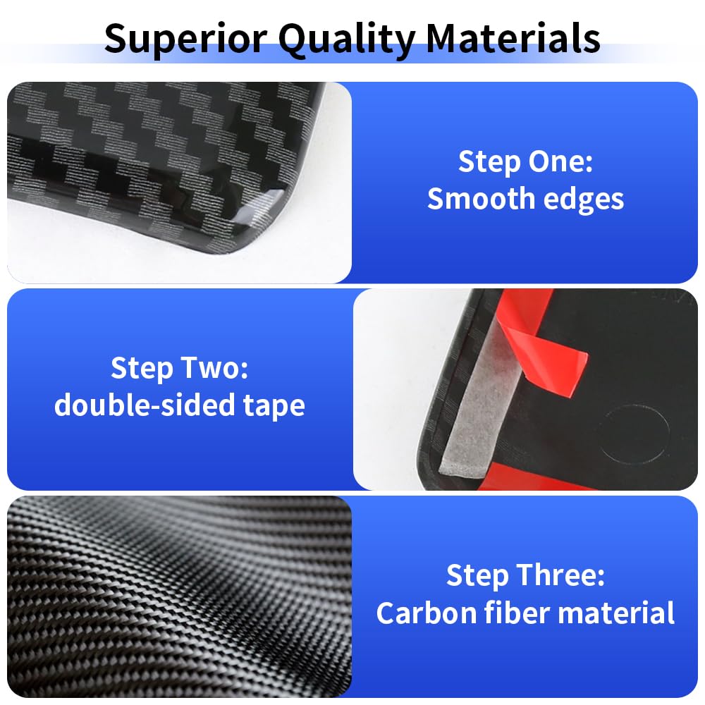 LUNQIN adhesive backing detail for easy secure installation