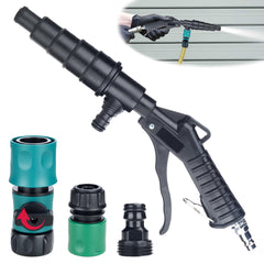 LURKA flush gun front view showing kit and durable construction for reliable flushing