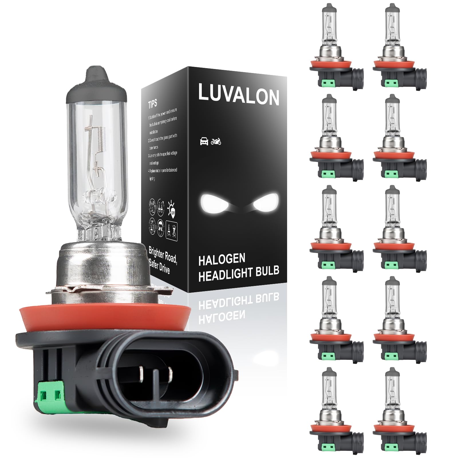 LUVALON front packaging showing 10-pack and product benefits