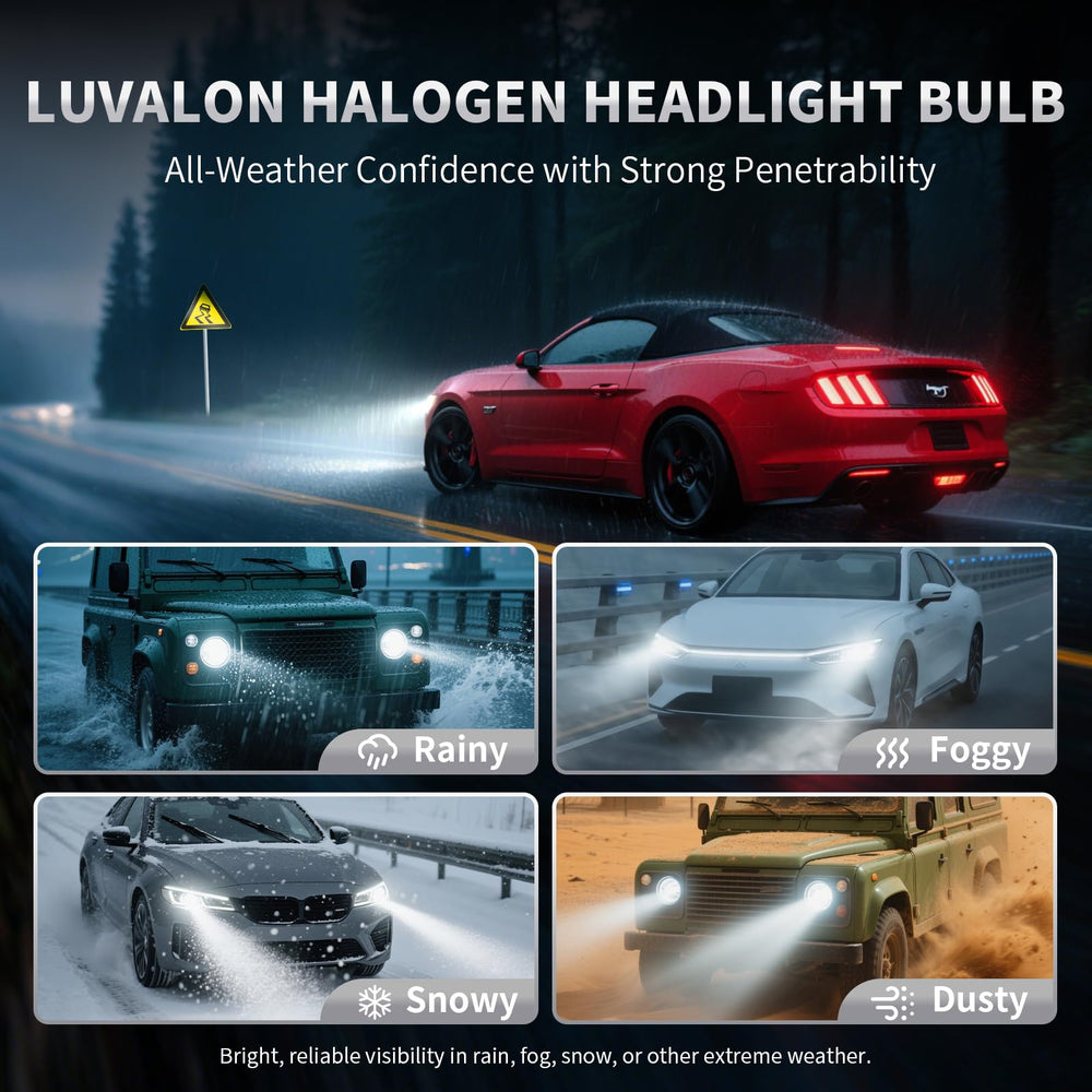 LUVALON product label close-up with specs and socket types for correct part identification
