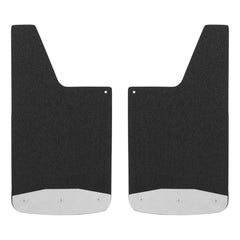 LUVERNE front packaging showing two mud flaps and hardware for easy identification and purchase