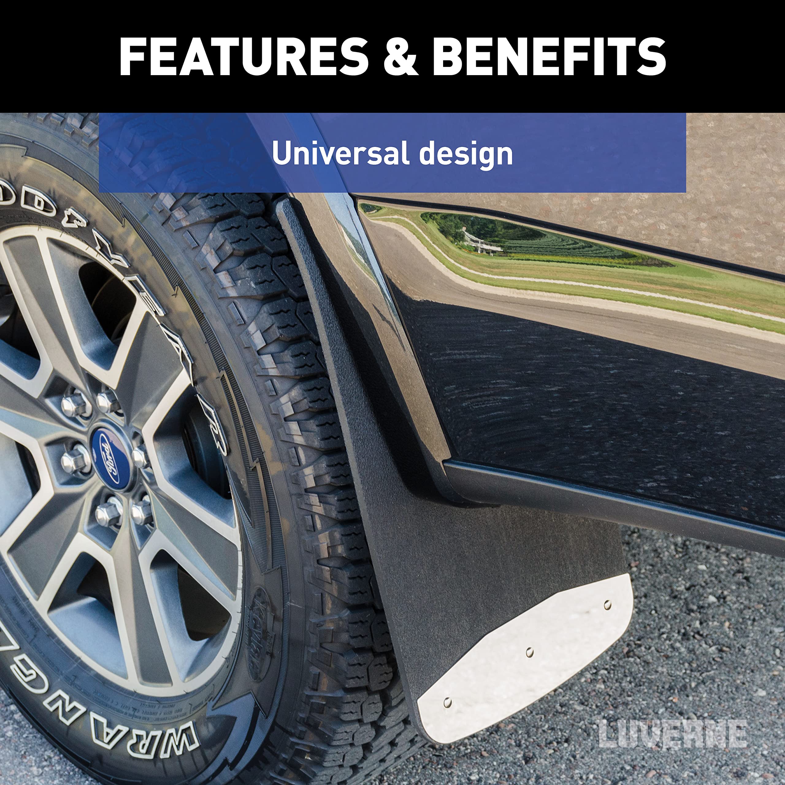 LUVERNE mounting kit with galvanized brackets and corrosion-resistant fasteners for secure fitment