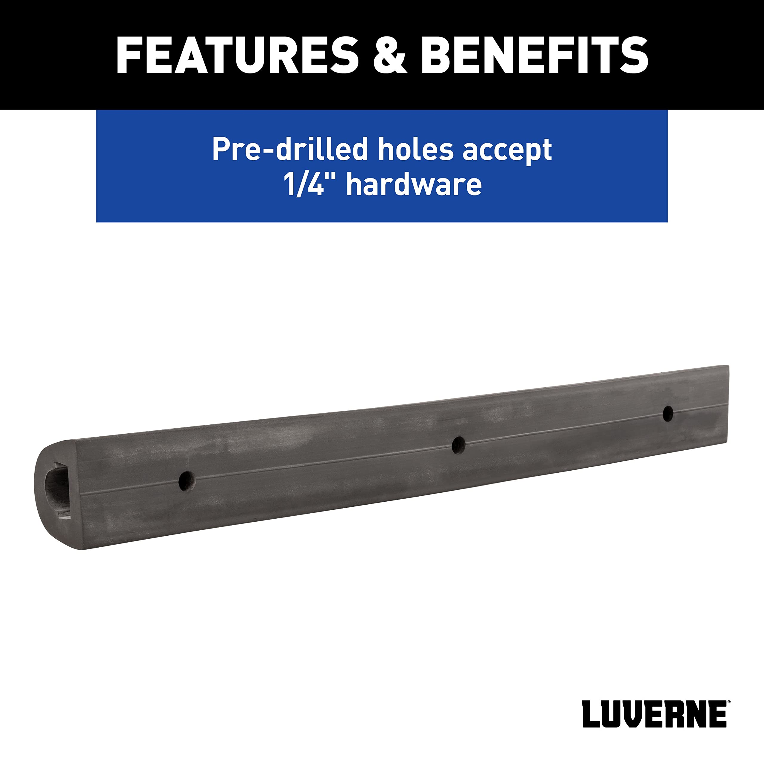 LUVERNE lifestyle delivery van at dock showing durable bumper protection