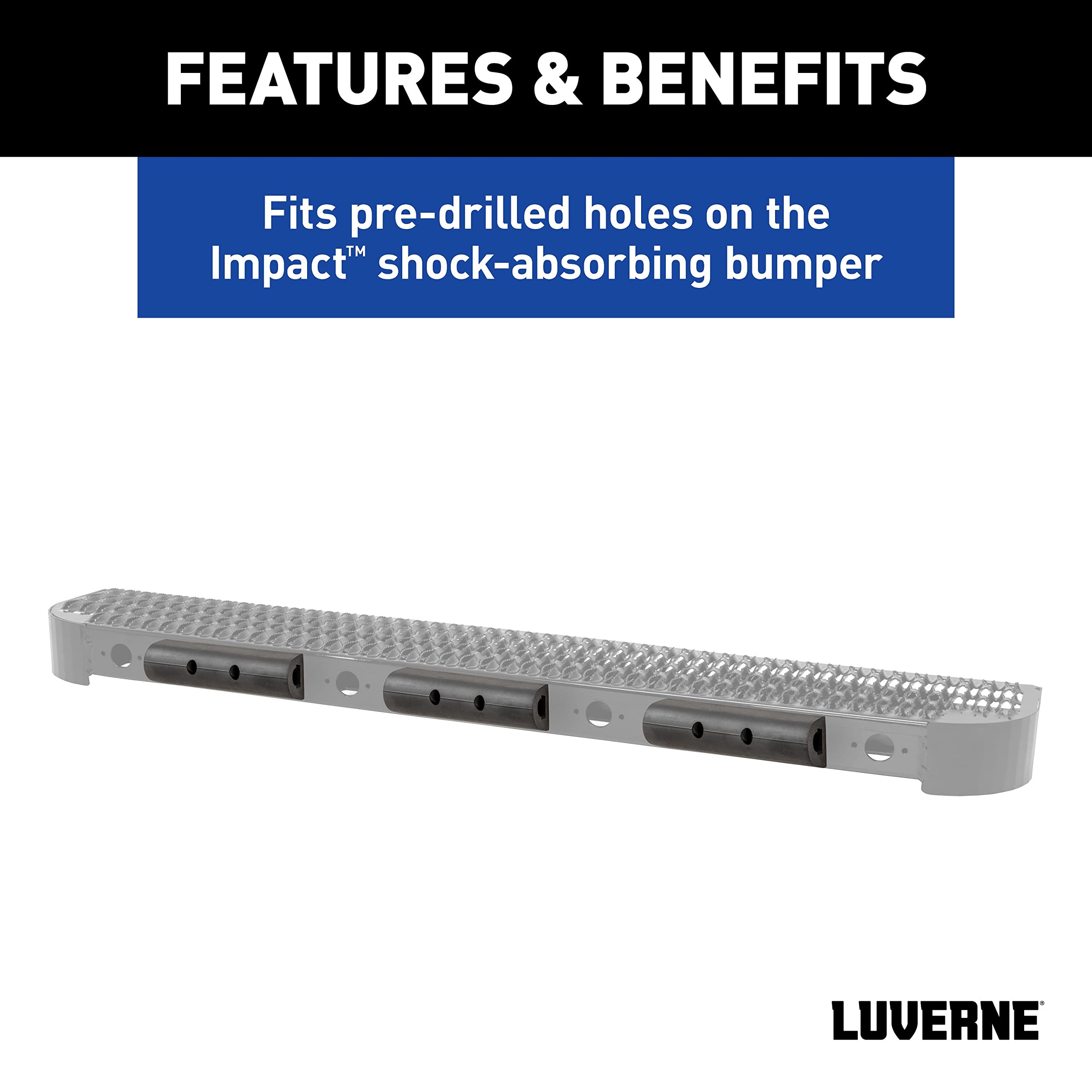 LUVERNE strip beside ruler showing 10-inch length for accurate coverage