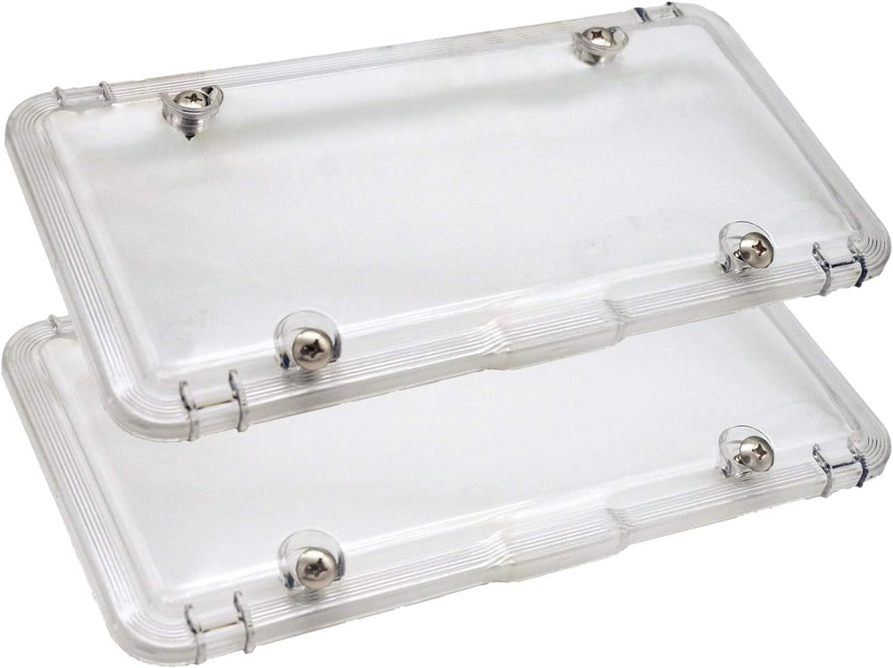 Luxe Shield front packaging showing two clear covers for quick identification and protection